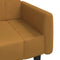 vidaXL - Slaapbank - 2-zits - fluweel - bruin