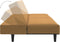 vidaXL - Slaapbank - 2-zits - fluweel - bruin