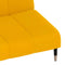 vidaXL - Slaapbank - 2-zits - fluweel - geel