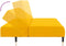 vidaXL - Slaapbank - 2-zits - fluweel - geel