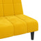 vidaXL - Slaapbank - 2-zits - fluweel - geel