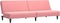 vidaXL - Slaapbank - 2-zits - fluweel - roze