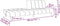 vidaXL - Slaapbank - 2-zits - fluweel - roze