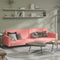 vidaXL - Slaapbank - 2-zits - fluweel - roze