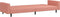 vidaXL - Slaapbank - 2-zits - fluweel - roze
