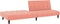 vidaXL - Slaapbank - 2-zits - fluweel - roze