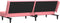 vidaXL - Slaapbank - 2-zits - fluweel - roze