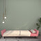 vidaXL - Slaapbank - 2-zits - fluweel - roze