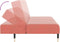 vidaXL - Slaapbank - 2-zits - fluweel - roze