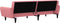 vidaXL - Slaapbank - 2-zits - fluweel - roze