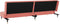 vidaXL - Slaapbank - 2-zits - fluweel - roze