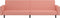 vidaXL - Slaapbank - 2-zits - fluweel - roze