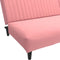 vidaXL - Slaapbank - 2-zits - fluweel - roze
