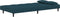 vidaXL - Slaapbank - 2-zits - met - 2 - kussens - fluweel - blauw
