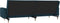 vidaXL - Slaapbank - 2-zits - met - 2 - kussens - fluweel - blauw