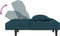 vidaXL - Slaapbank - 2-zits - met - 2 - kussens - fluweel - blauw