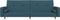 vidaXL - Slaapbank - 2-zits - met - 2 - kussens - fluweel - blauw