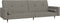 vidaXL - Slaapbank - 2-zits - met - 2 - kussens - fluweel - lichtgrijs