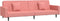vidaXL - Slaapbank - 2-zits - met - 2 - kussens - fluweel - roze