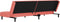 vidaXL - Slaapbank - 2-zits - met - 2 - kussens - fluweel - roze
