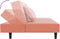 vidaXL - Slaapbank - 2-zits - met - 2 - kussens - fluweel - roze