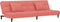 vidaXL - Slaapbank - 2-zits - met - 2 - kussens - fluweel - roze
