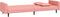 vidaXL - Slaapbank - 2-zits - met - 2 - kussens - fluweel - roze
