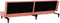 vidaXL - Slaapbank - 2-zits - met - 2 - kussens - fluweel - roze