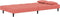 vidaXL - Slaapbank - 2-zits - met - 2 - kussens - fluweel - roze