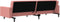 vidaXL - Slaapbank - 2-zits - met - 2 - kussens - fluweel - roze