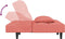 vidaXL - Slaapbank - 2-zits - met - 2 - kussens - fluweel - roze