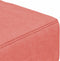 vidaXL - Slaapbank - 2-zits - met - 2 - kussens - fluweel - roze