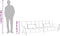 vidaXL - Slaapbank - 2-zits - met - 2 - kussens - fluweel - donkergrijs
