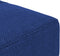 vidaXL - Slaapbank - 2-zits - met - 2 - kussens - stof - blauw