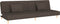 vidaXL - Slaapbank - 2-zits - met - 2 - kussens - stof - bruin
