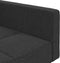 vidaXL - Slaapbank - 2-zits - met - 2 - kussens - stof - donkergrijs