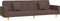 vidaXL - Slaapbank - 2-zits - met - 2 - kussens - stof - taupe