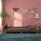 vidaXL - Slaapbank - 2-zits - met - 2 - kussens - stof - taupe