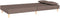 vidaXL - Slaapbank - 2-zits - met - 2 - kussens - stof - taupe