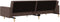 vidaXL - Slaapbank - 2-zits - met - 2 - kussens - stof - taupe