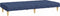 vidaXL - Slaapbank - 2-zits - stof - blauw