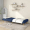 vidaXL - Slaapbank - 2-zits - stof - blauw