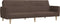 vidaXL - Slaapbank - 2-zits - stof - taupe