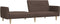 vidaXL - Slaapbank - 2-zits - stof - taupe
