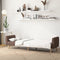 vidaXL - Slaapbank - 2-zits - stof - taupe