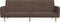 vidaXL - Slaapbank - 2-zits - stof - taupe