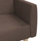 vidaXL - Slaapbank - 2-zits - stof - taupe