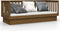 vidaXL - Slaapbank - 75x190 - cm - massief - grenenhout - honingbruin