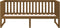 vidaXL - Slaapbank - 75x190 - cm - massief - grenenhout - honingbruin