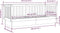 vidaXL - Slaapbank - 75x190 - cm - massief - grenenhout - zwart